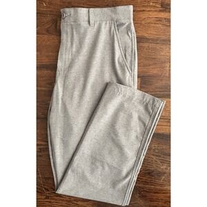 Johnston Murphy XC4 Pants Men 33S  Gray Performance Wicking 4 Way Stretch